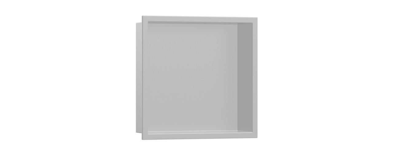 Hansgrohe Wandnische XtraStoris Original m.Rahmen 300x300x70mm Betongrau