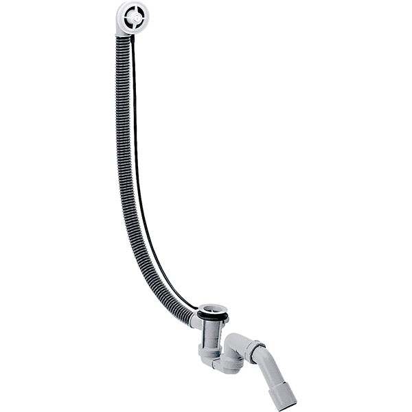 Hansgrohe Wannenab-u.Überlaufgarnitur Flexaplus Grundset m.flex.Überlaufschlauch Sonderw