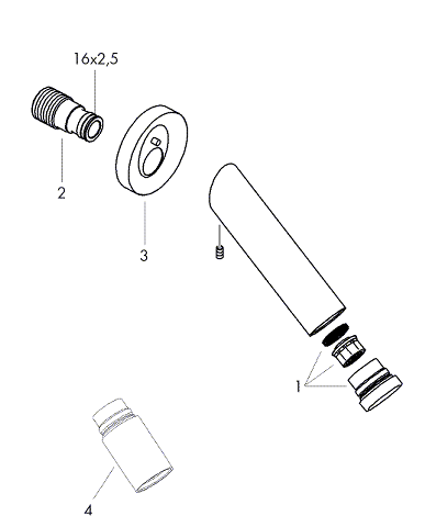 Hansgrohe Wanneneinlauf Axor Starck DN20 chrom  