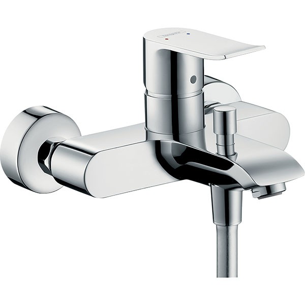 Hansgrohe Wannenmischer Aufputz Metris DN15 chrom