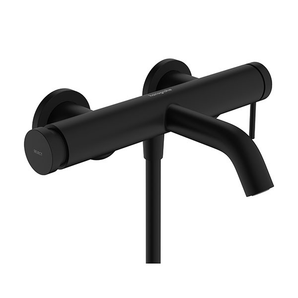 Hansgrohe Wannenmischer Aufputz Tecturis S Matt Black