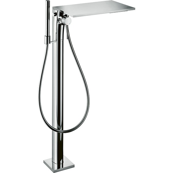 Hansgrohe Wannenmischer AXOR Massaud Fertigset chrom zur Bodenmontage