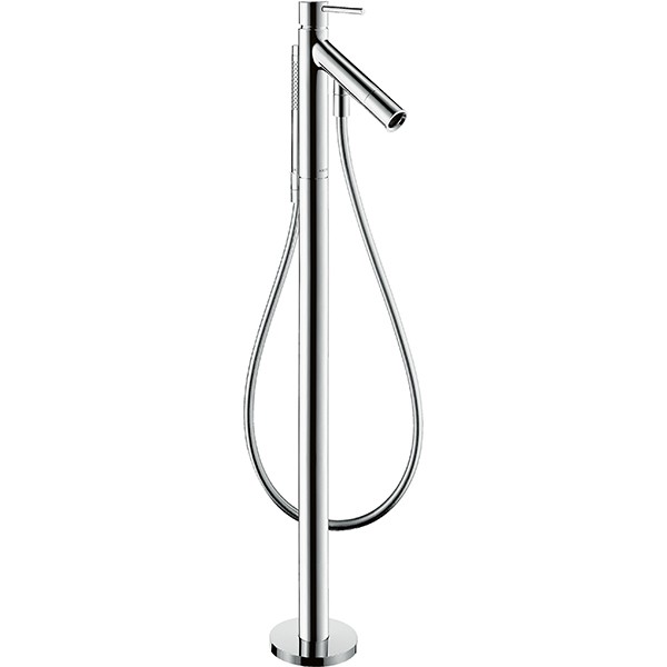 Hansgrohe Wannenmischer AXOR Starck Fertigset zur Bodenmontage chrom