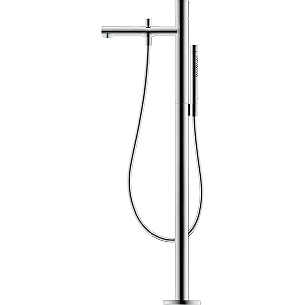Hansgrohe Wannenmischer Axor Uno Fertigset Zerogriff zur Bodenmontage chrom