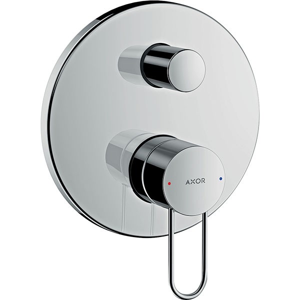 Hansgrohe Wannenmischer Unterputz Axor Uno Fertigset Bügelgriff chrom