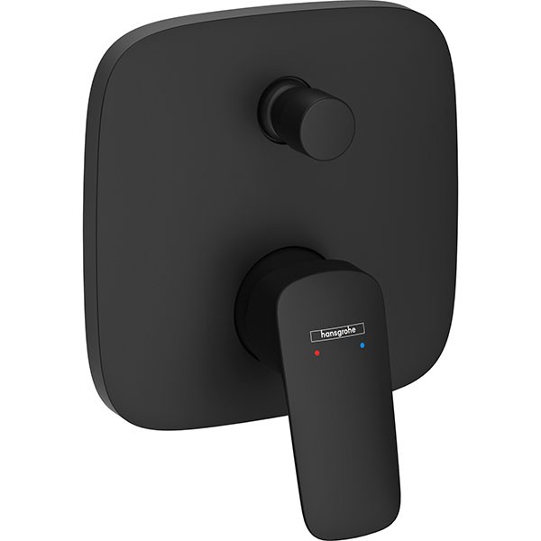 Hansgrohe Wannenmischer Unterputz Logis Fertigset mattschwarz