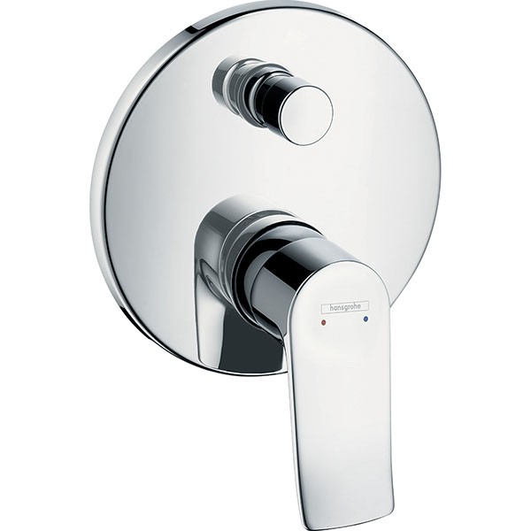 Hansgrohe Wannenmischer Unterputz Metris Fertigset chrom