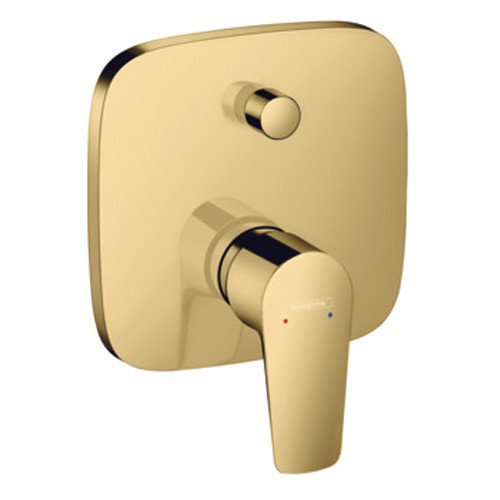 Hansgrohe Wannenmischer Unterputz Talis E Fertigset Gold poliert