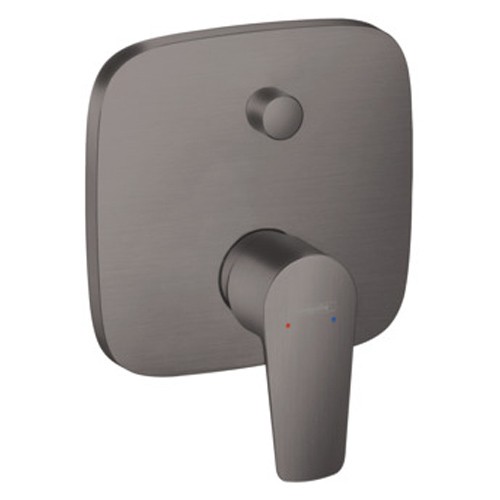 Hansgrohe Wannenmischer Unterputz Talis E Fertigset Schwarz Chrom gebürstet