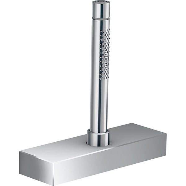 Hansgrohe Wannenrandset Axor Edge mit sBox und Handbrause chrom