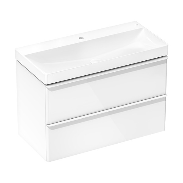 Hansgrohe Waschtisch Xelu Q 1000x480mm m.Hahnl.ohn.Überlauf, SmartClean weiß