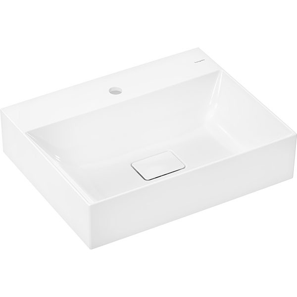 Hansgrohe Waschtisch Xevolos E 600x480mm m.Hahnloch o.Überlauf, SmartClean weiß
