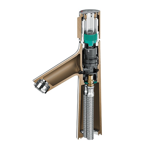 Hansgrohe Waschtischmischer 100 Talis Select S chrom ohne Ablaufgarnitur