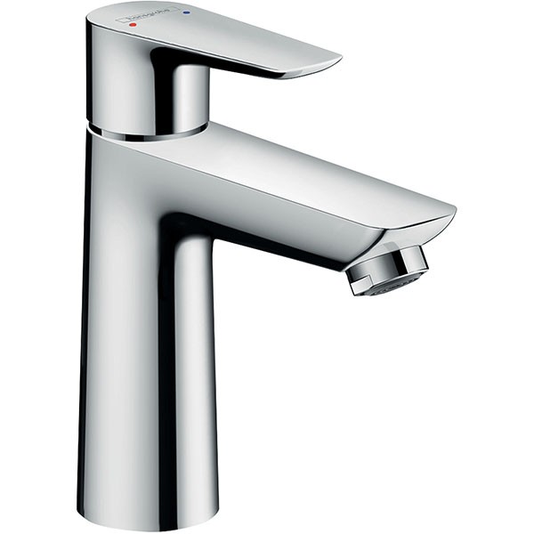Hansgrohe Waschtischmischer 110 Talis E chrom mit Push-Open Ablaufgarnitur