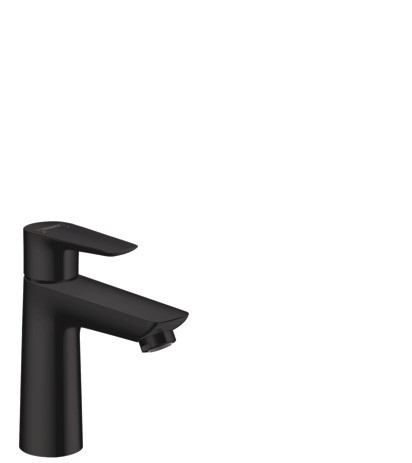 Hansgrohe Waschtischmischer 110 Talis E mattschwarz ohne Ablaufgarnitur