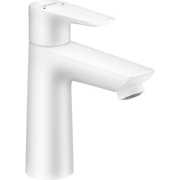 Hansgrohe Waschtischmischer 110 Talis E mattweiss ohne Ablaufgarnitur