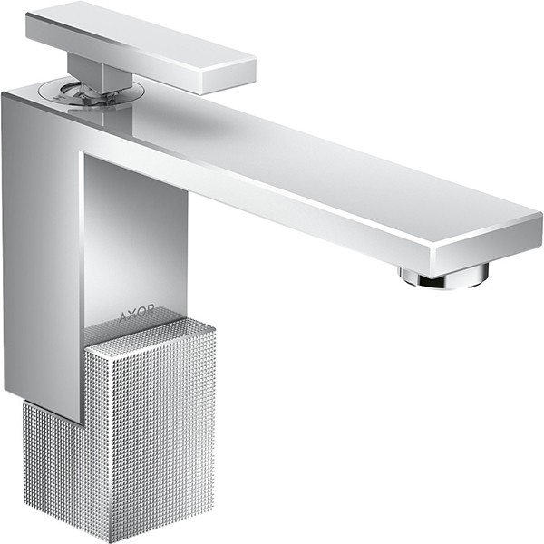 Hansgrohe Waschtischmischer 130 Axor Edge Diamantschliff chrom