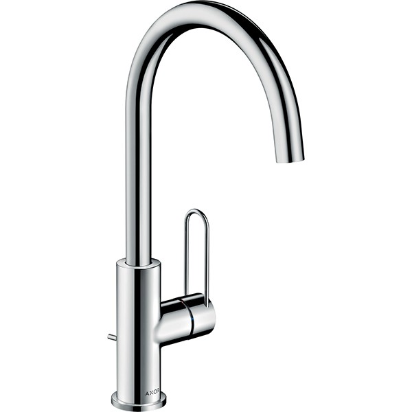 Hansgrohe Waschtischmischer 210 Axor Uno Schwenkauslauf Bügelgriff chrom