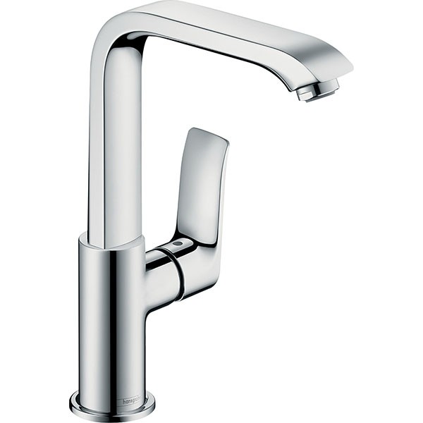 Hansgrohe Waschtischmischer 230 Metris Schwenkauslauf chrom ohne Ablaufgarnitur
