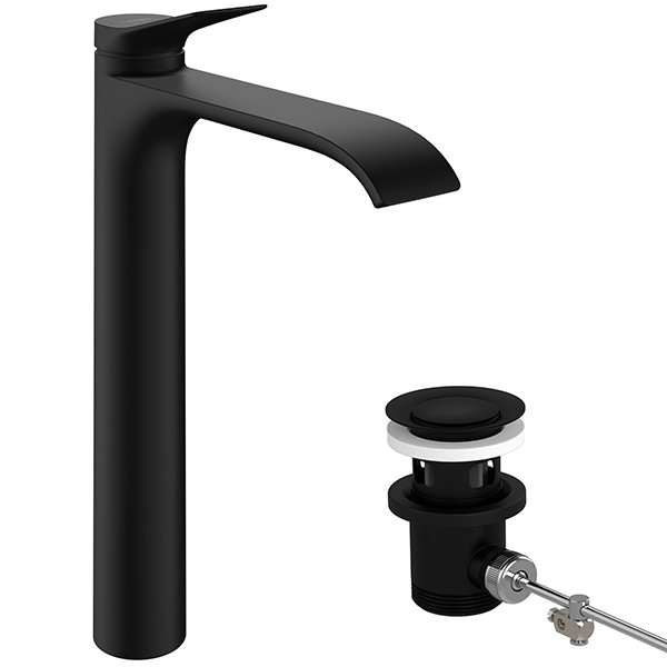 Hansgrohe Waschtischmischer 250 CoolSt. Vivenis mit Zugstangen-Ablaufgarn.Highriser MSW