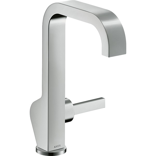 Hansgrohe Waschtischmischer Axor Citterio ohne Ablaufgarnitur chrom mit hohem Auslauf