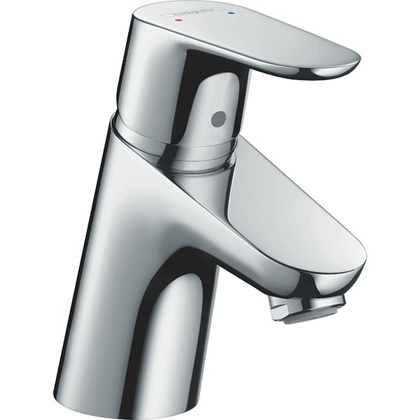Hansgrohe Waschtischmischer Focus 70 chrom mit Push-Open Ablaufgarnitur
