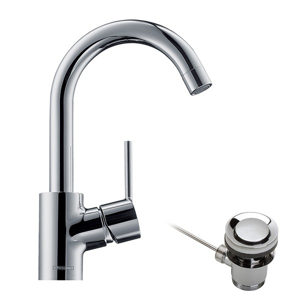 Hansgrohe Waschtischmischer Talis S hoher Auslauf chrom
