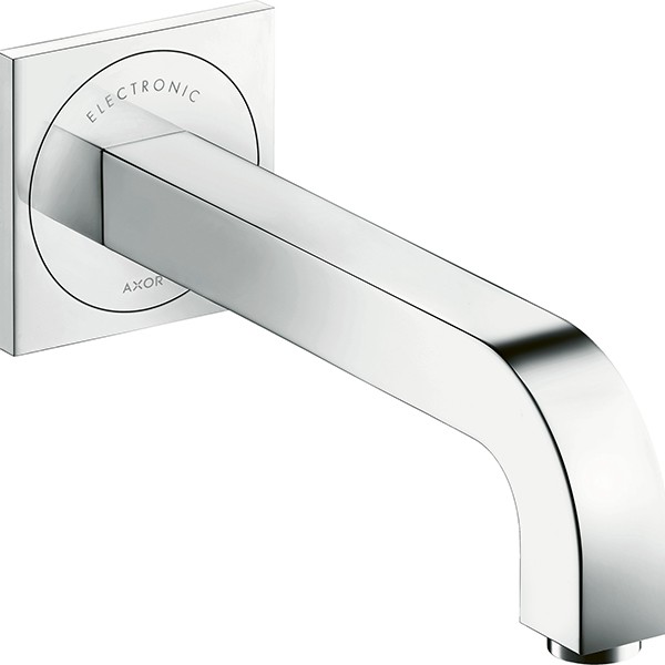 Hansgrohe Waschtischmischer Unterputz Axor Citterio Elektronik chrom langer Auslauf