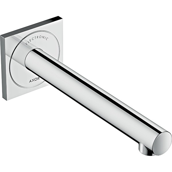 Hansgrohe Waschtischmischer Unterputz Axor Uno Elektronik chrom langer Auslauf