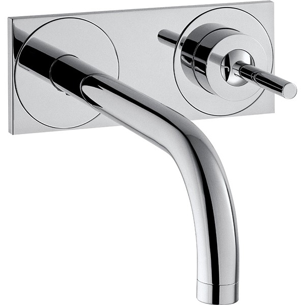 Hansgrohe Waschtischmischer UP Axor Uno chrom mit Auslauf 160mm u.Platte