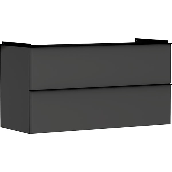 Hansgrohe Waschtischunterschrank Xelu Q DGM 1180x475mm mit 2 SK für WT Matt Black