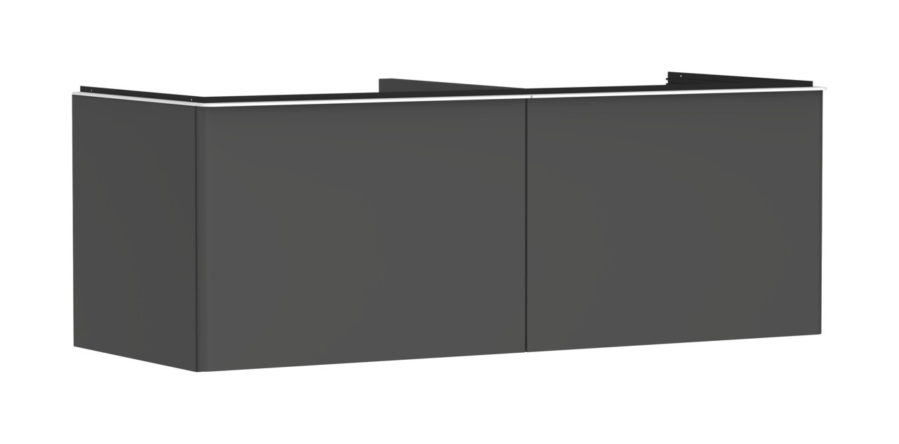 Hansgrohe Waschtischunterschrank Xelu Q DGM 1360x540mm m.2SK f.Kons.m.AWT ge Matt White