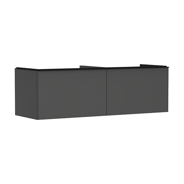 Hansgrohe Waschtischunterschrank Xelu Q DGM 1560x540mm m.2SK f.Kons.m.AWT ge Matt Black