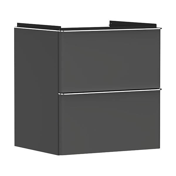 Hansgrohe Waschtischunterschrank Xelu Q DGM 580x475mm mit 2 SK für WT chrom
