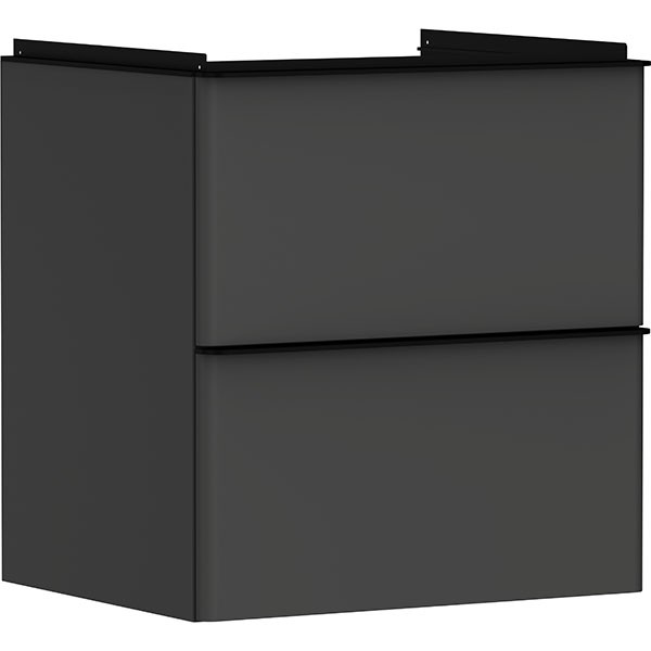 Hansgrohe Waschtischunterschrank Xelu Q DGM 580x475mm mit 2 SK für WT Matt Black