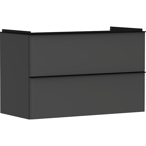 Hansgrohe Waschtischunterschrank Xelu Q DGM 980x475mm mit 2 SK für WT Matt Black
