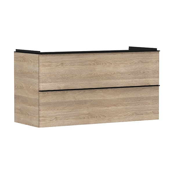 Hansgrohe Waschtischunterschrank Xelu Q ECHN 1180x475mm mit 2 SK für WT Matt Black