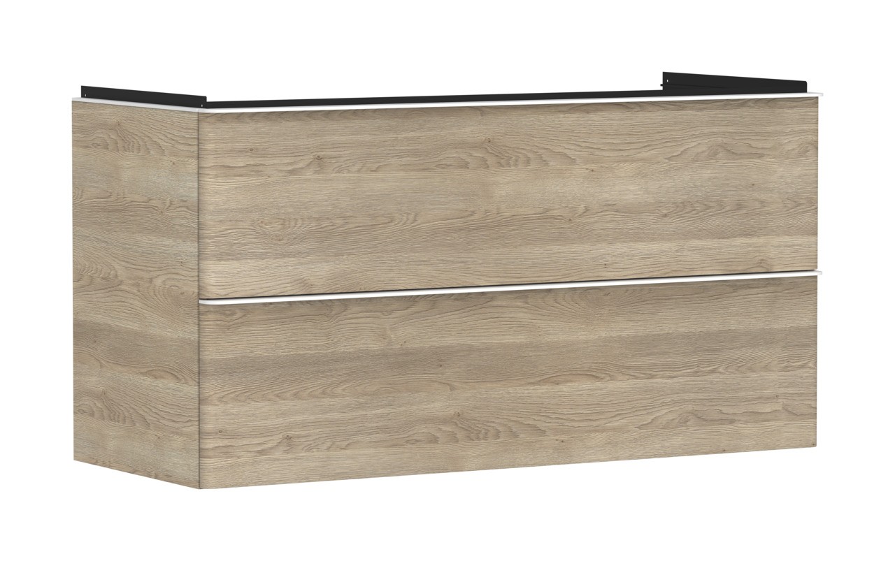 Hansgrohe Waschtischunterschrank Xelu Q ECHN 1180x475mm mit 2 SK für WT Matt White