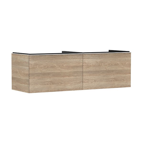 Hansgrohe Waschtischunterschrank Xelu Q ECHN 1560x540mm 2SK f.Kons.m.AWT ge Matt White