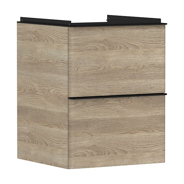 Hansgrohe Waschtischunterschrank Xelu Q ECHN 480x475mm mit 2 SK für HWB Matt Black