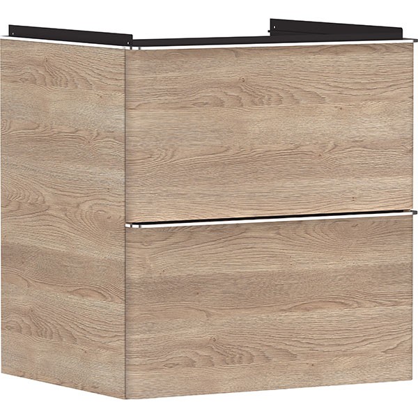 Hansgrohe Waschtischunterschrank Xelu Q ECHN 580x475mm mit 2 SK für WT chrom
