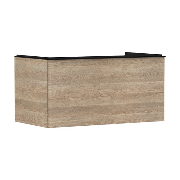Hansgrohe Waschtischunterschrank Xelu Q ECHN 980x540mm m.1SK f.Kons.m.AWT ge Matt Black