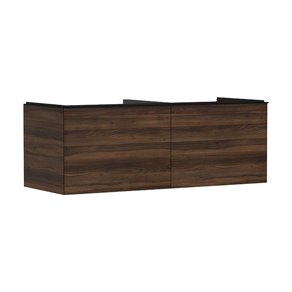Hansgrohe Waschtischunterschrank Xelu Q NBD 1360x540mm m.2SK f.Kons.m.AWT ge Matt Black