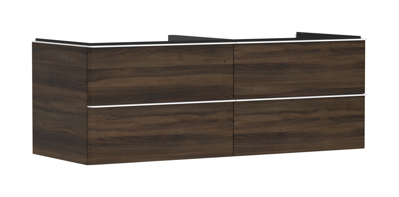 Hansgrohe Waschtischunterschrank Xelu Q NBD 1360x550mm m. 4SK f.Kons.m.AWT Matt White