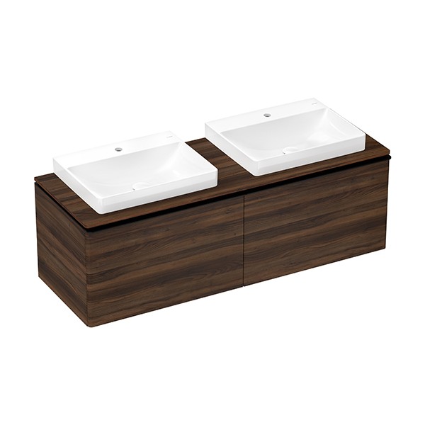 Hansgrohe Waschtischunterschrank Xelu Q NBD 1560x540mm m.2SK f.Kons.m.AWT ge Matt Black