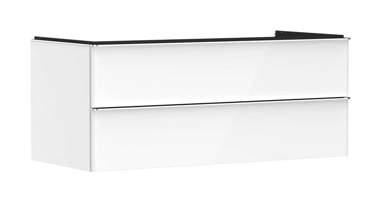 Hansgrohe Waschtischunterschrank Xelu Q we hgl 1180x540mm m.2 SK f.Kon./AWT chr