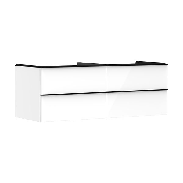 Hansgrohe Waschtischunterschrank Xelu Q we hgl 1180x540mm m.4SK f.Kons./AWT Matt Black