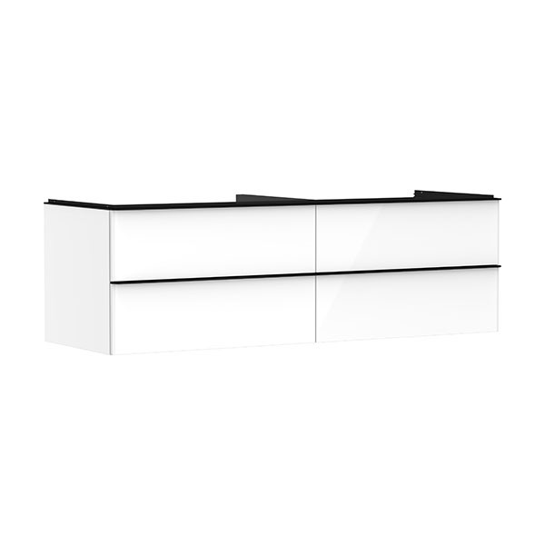 Hansgrohe Waschtischunterschrank Xelu Q we hgl 1180x540mm m.4SK f.Kons.m.AWT Matt Black