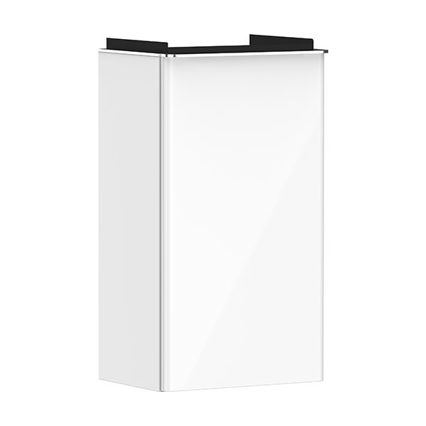 Hansgrohe Waschtischunterschrank Xelu Q we hgl 340x245mm f.HWB,Türanschl.re.chr