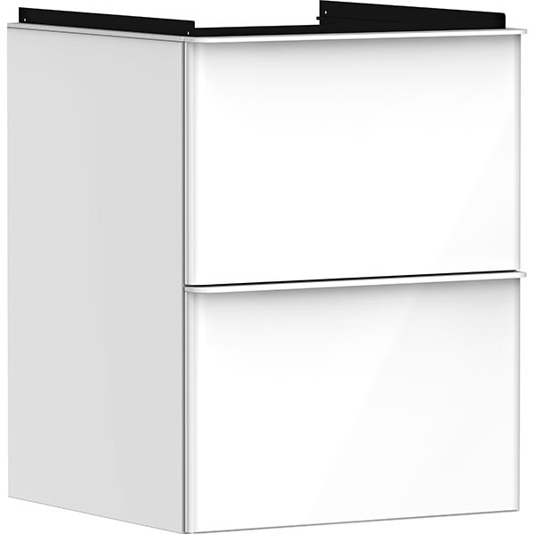 Hansgrohe Waschtischunterschrank Xelu Q we hgl 480x475mm mit 2 SK für HWB Matt White